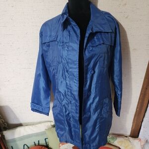 Stylish Women's Blue Utility Jacket